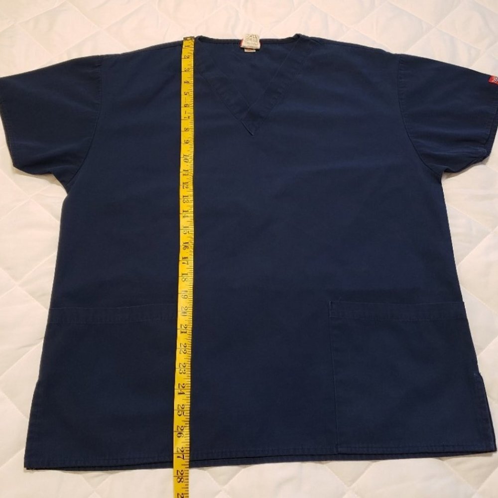 Dickies M Scrub Top- Navy Blue - Picture 9 of 9